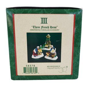 Department 56 Village Accessories Three French Hens Twelve Days of Dickens 58378